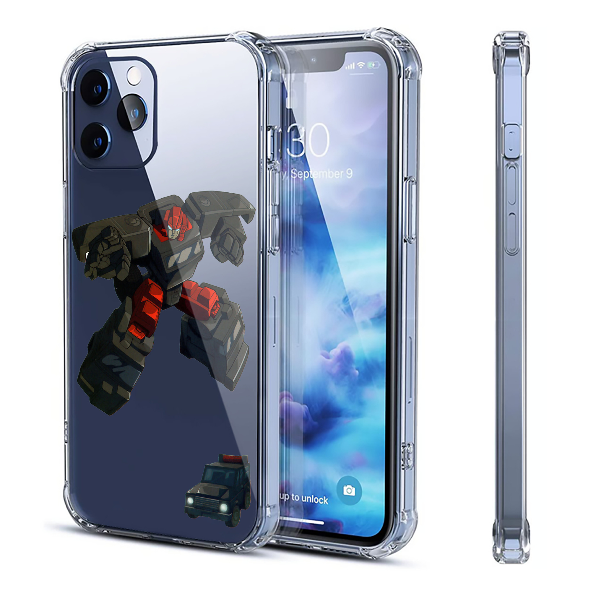（画像用）  【iPhone 12シリーズ対応】透明スマホケース（クリアソフトケース）